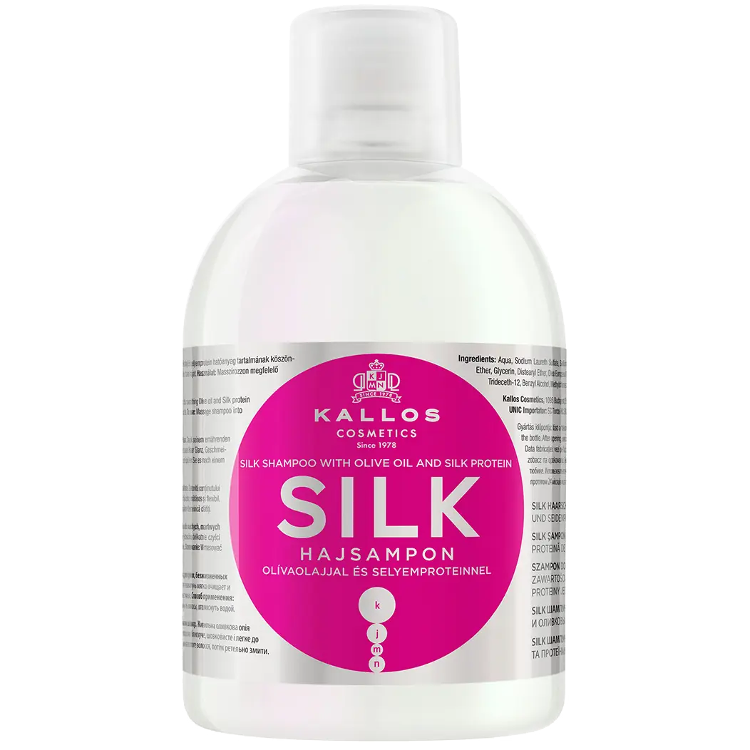 Kallos Silk шампунь для волос с шелком, 1000 мл
Kallos Silk шампунь для волос с шелком, 1000 мл