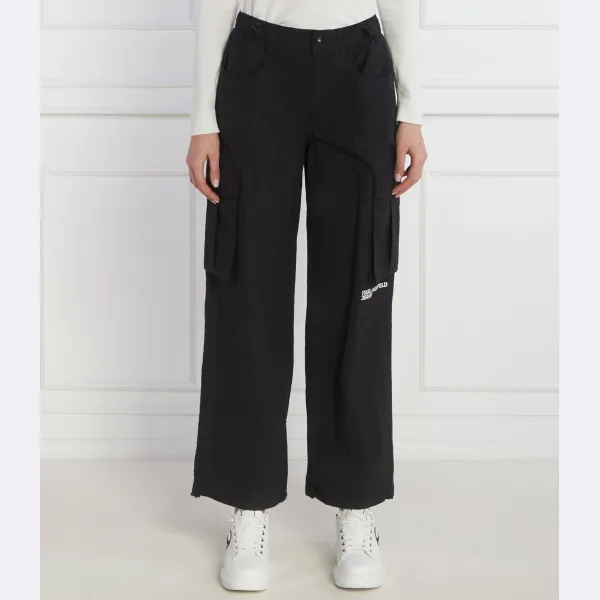 Брюки карго свободного кроя Karl Lagerfeld, черный
Брюки карго свободного кроя Karl Lagerfeld, черный