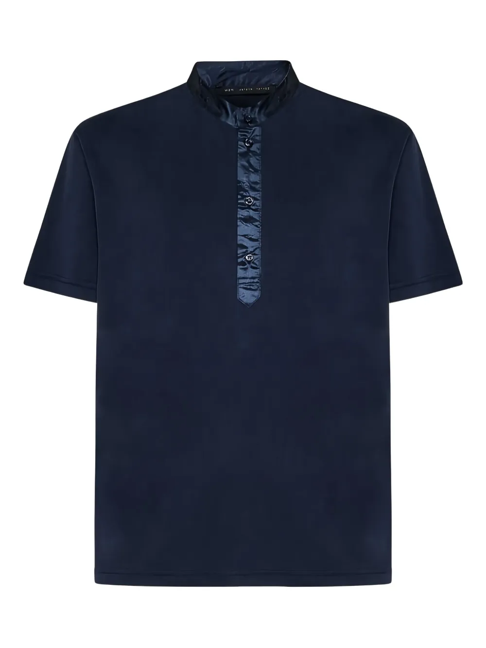 Футболка с воротником-стойкой и планкой на пуговицах Low Brand, синий
Футболка с воротником-стойкой и планкой на пуговицах Low Brand, синий