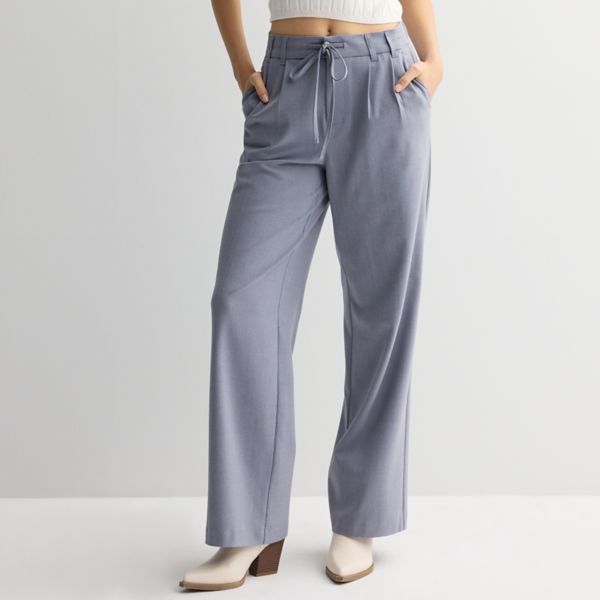 Брюки юниорские со складками и завязкой спереди So, синий
Брюки юниорские со складками и завязкой спереди So, синий