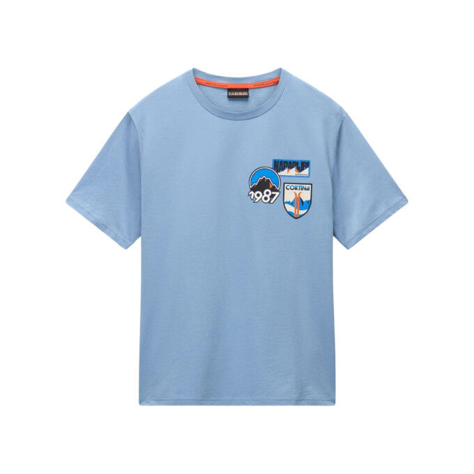 Мужская футболка Napapijri Montepiana - Faded Denim i84
Мужская футболка Napapijri Montepiana - Faded Denim i84