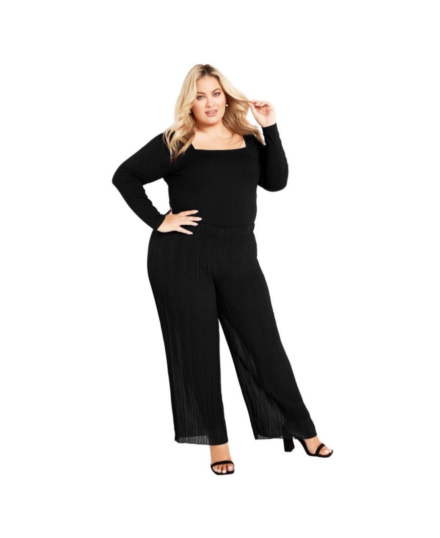 Женские брюки Victoria большого размера с плиссировкой и застежкой на резинке AVENUE, Black
Женские брюки Victoria большого размера с плиссировкой и застежкой на резинке AVENUE, Black