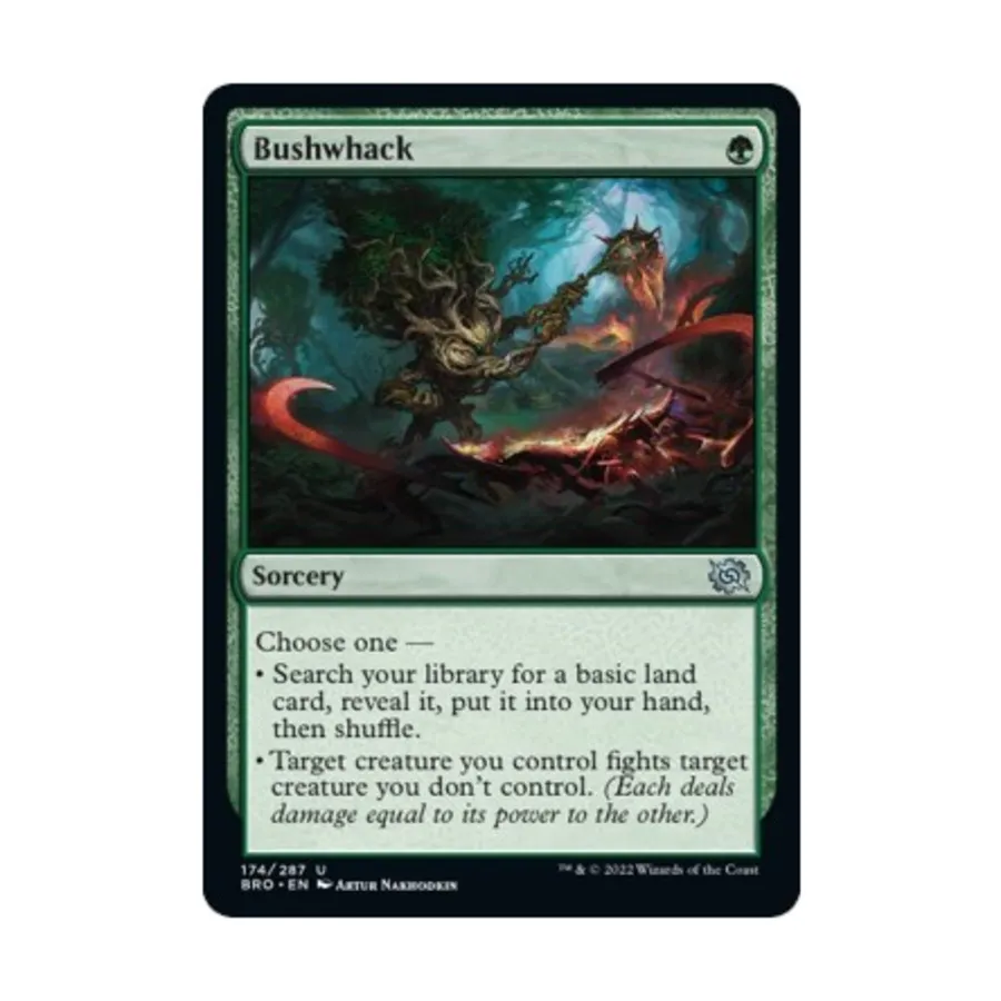 CCG Бушвак (U), MTG - The Brothers War
CCG Бушвак (U), MTG - The Brothers War