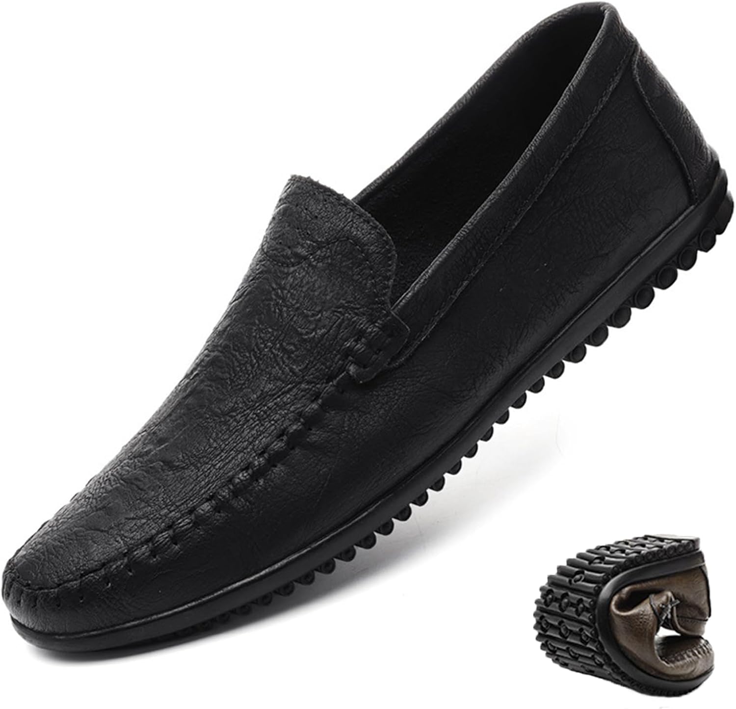 Мужские мягкие лоферы и слипоны из натуральной кожи, повседневные туфли на плоской подошве, дышащие, легкие, деловые, для прогулок, мокасины, лодочные Angrymonkey, черный
Мужские мягкие лоферы и слипоны из натуральной кожи, повседневные туфли на плоской подошве, дышащие, легкие, деловые, для прогулок, мокасины, лодочные Angrymonkey, черный