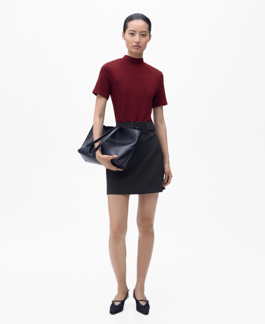 Женское короткое платье с поясом MANGO, Burgundy
Женское короткое платье с поясом MANGO, Burgundy