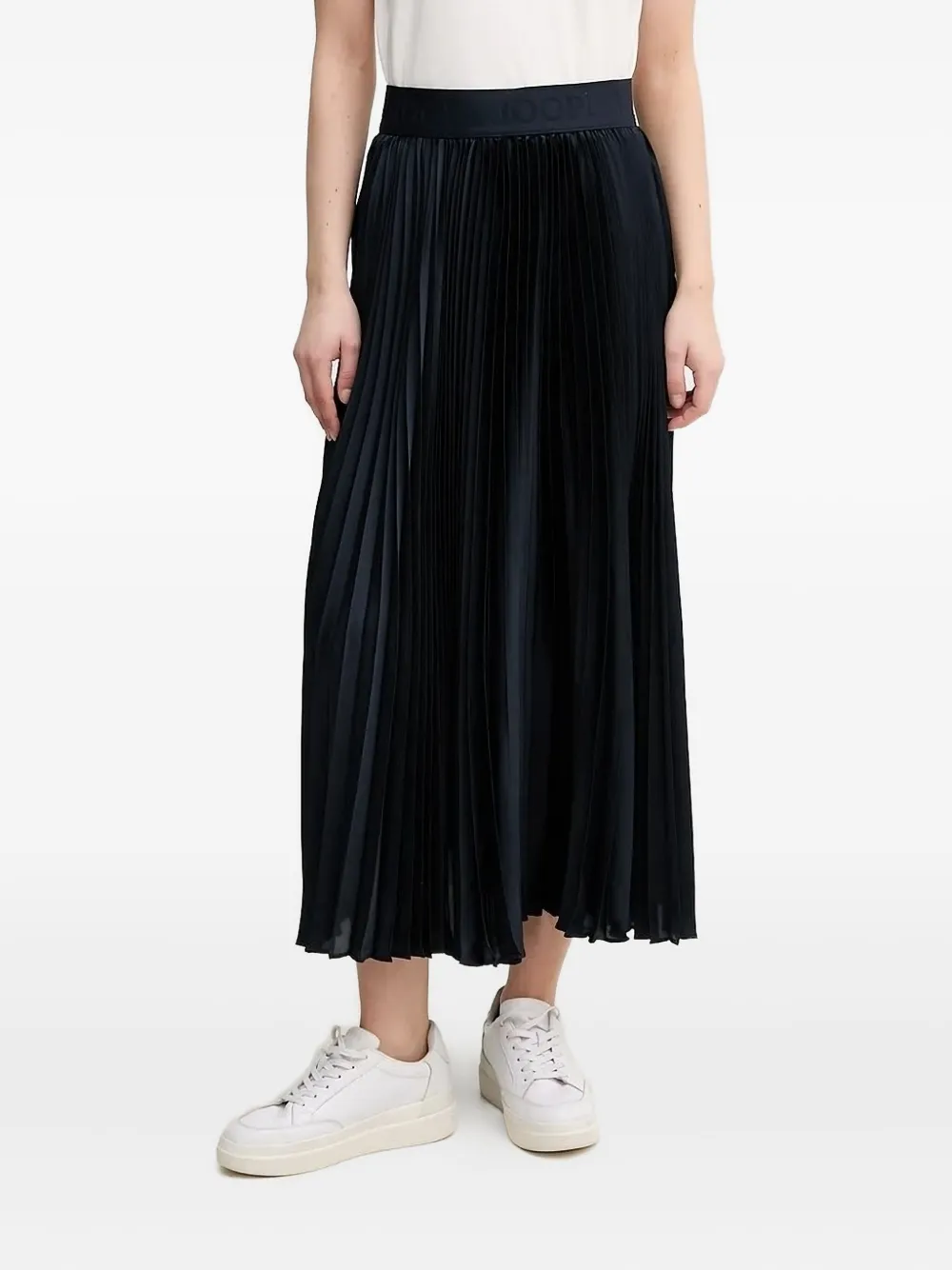 Юбка миди со складками Joop!, синий 
Юбка миди со складками Joop!, синий