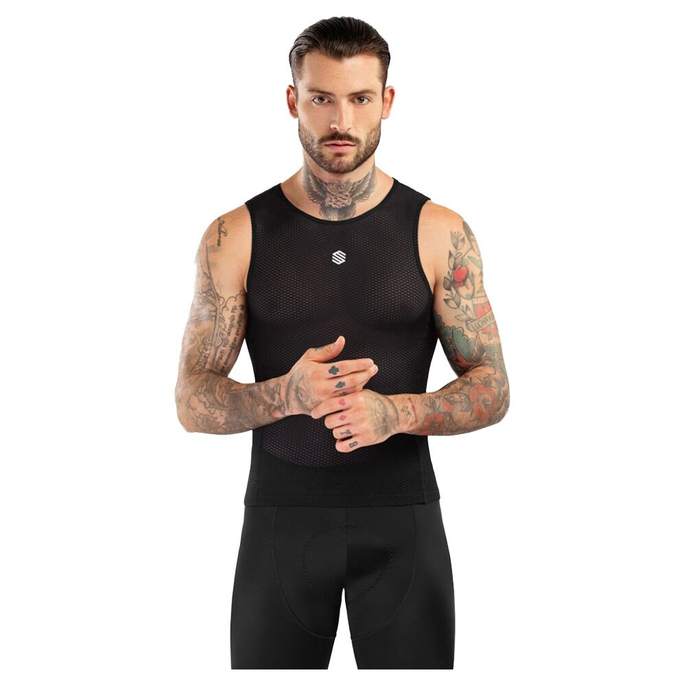 Базовый слой без рукавов Siroko Atomic, черный
Базовый слой без рукавов Siroko Atomic, черный