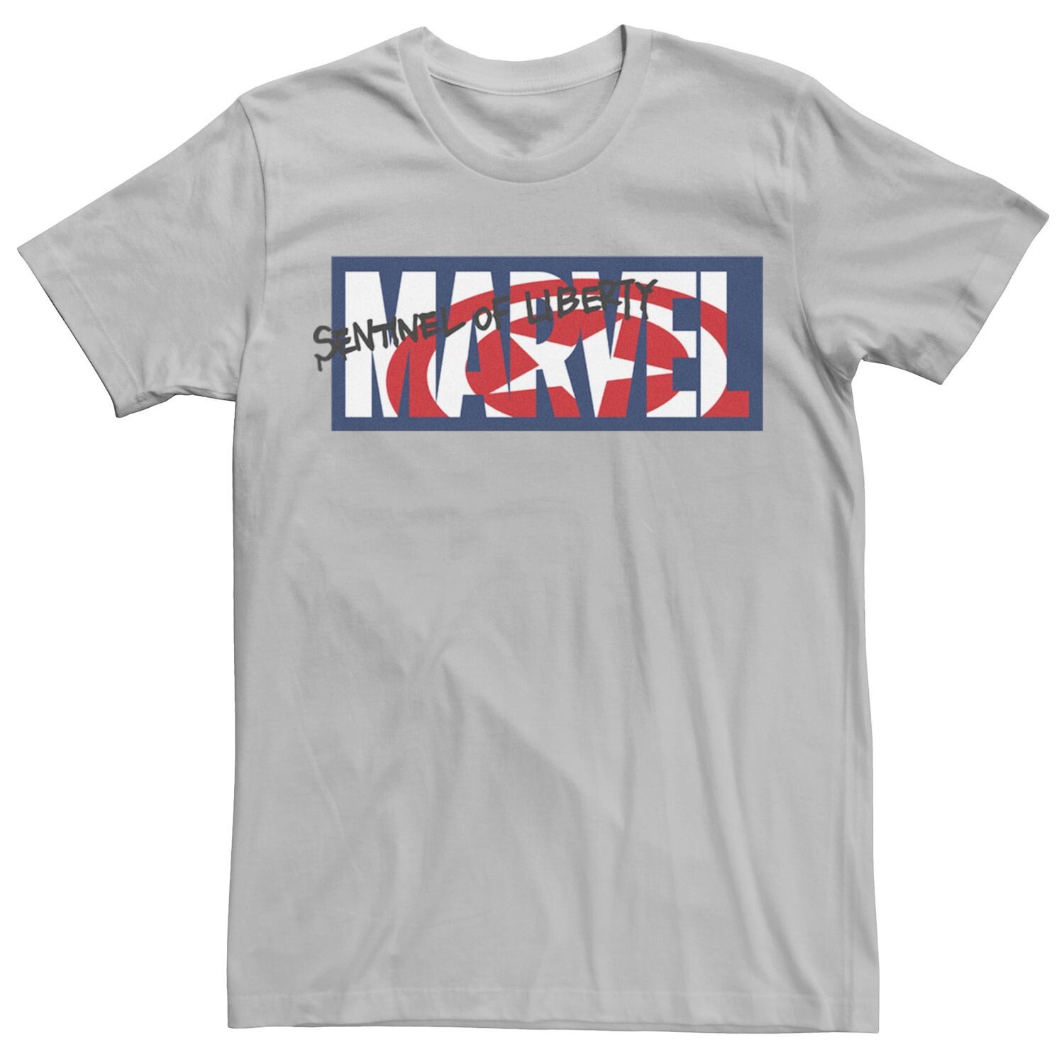 Мужская футболка с логотипом Captain America Shield Sentinal Of Liberty и графическим рисунком Marvel
Мужская футболка с логотипом Captain America Shield Sentinal Of Liberty и графическим рисунком Marvel