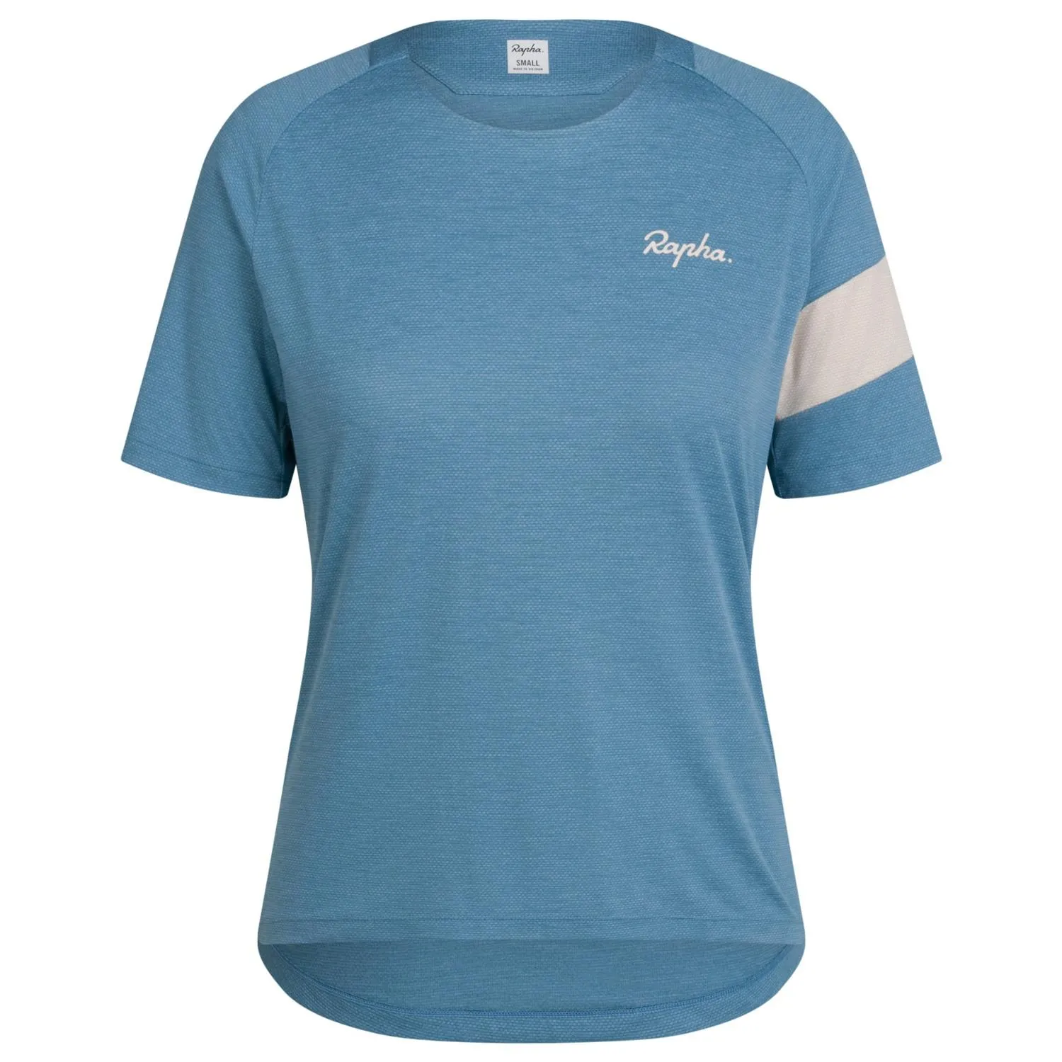 Женская техническая футболка для трейла Rapha, Provincial Blue/Silver Gray
Женская техническая футболка для трейла Rapha, Provincial Blue/Silver Gray