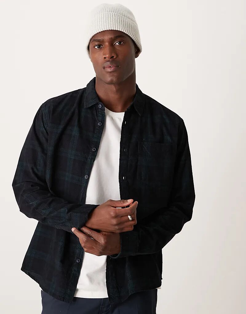 Рубашка в клетку зеленого и темно-синего цветов New Look
Рубашка в клетку зеленого и темно-синего цветов New Look