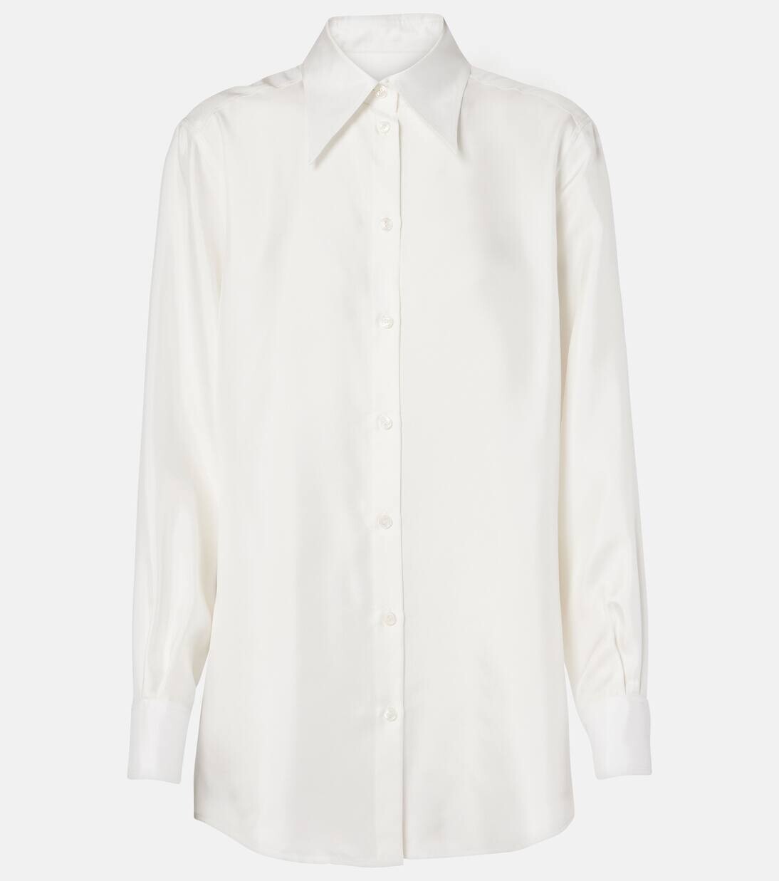 Шелковая рубашка Dolce&Gabbana, цвет bianco naturale
Шелковая рубашка Dolce&Gabbana, цвет bianco naturale