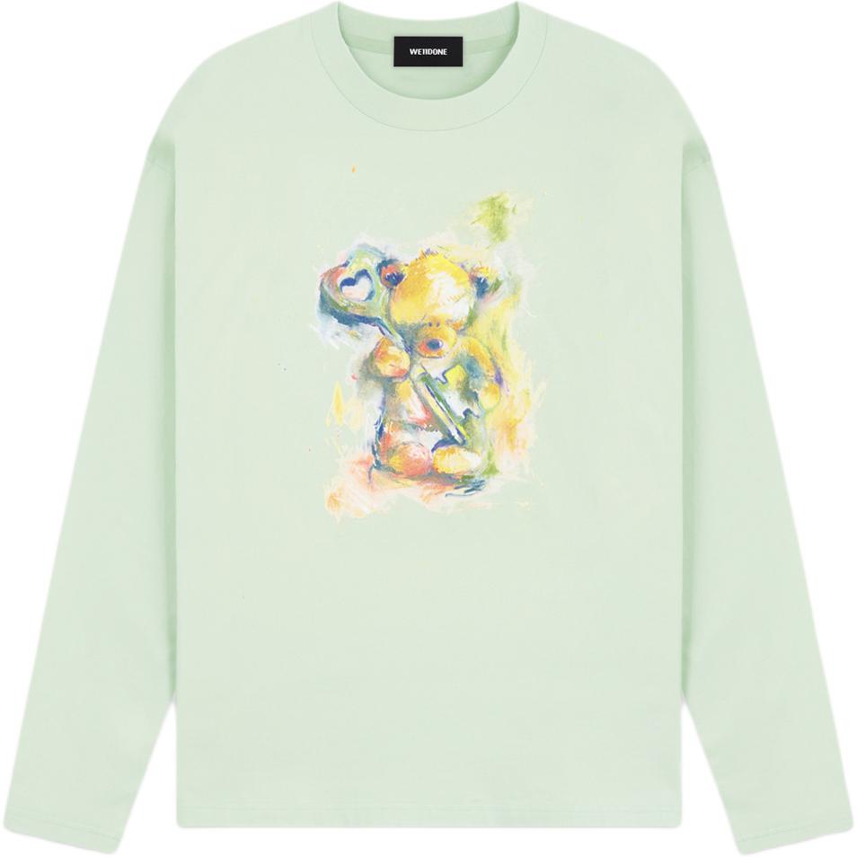 Футболка с медвежонком WE11DONE, зелёная
Футболка с медвежонком WE11DONE, зелёная