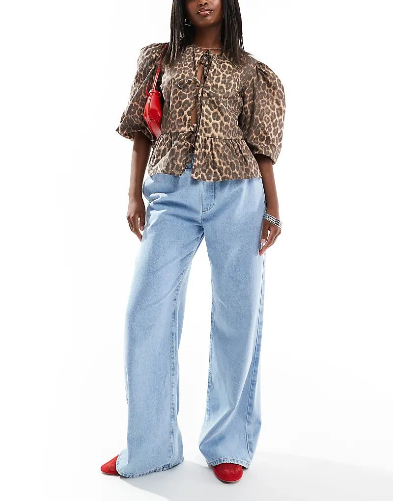 Расклешенные джинсы среднего синего цвета ASOS DESIGN
Расклешенные джинсы среднего синего цвета ASOS DESIGN