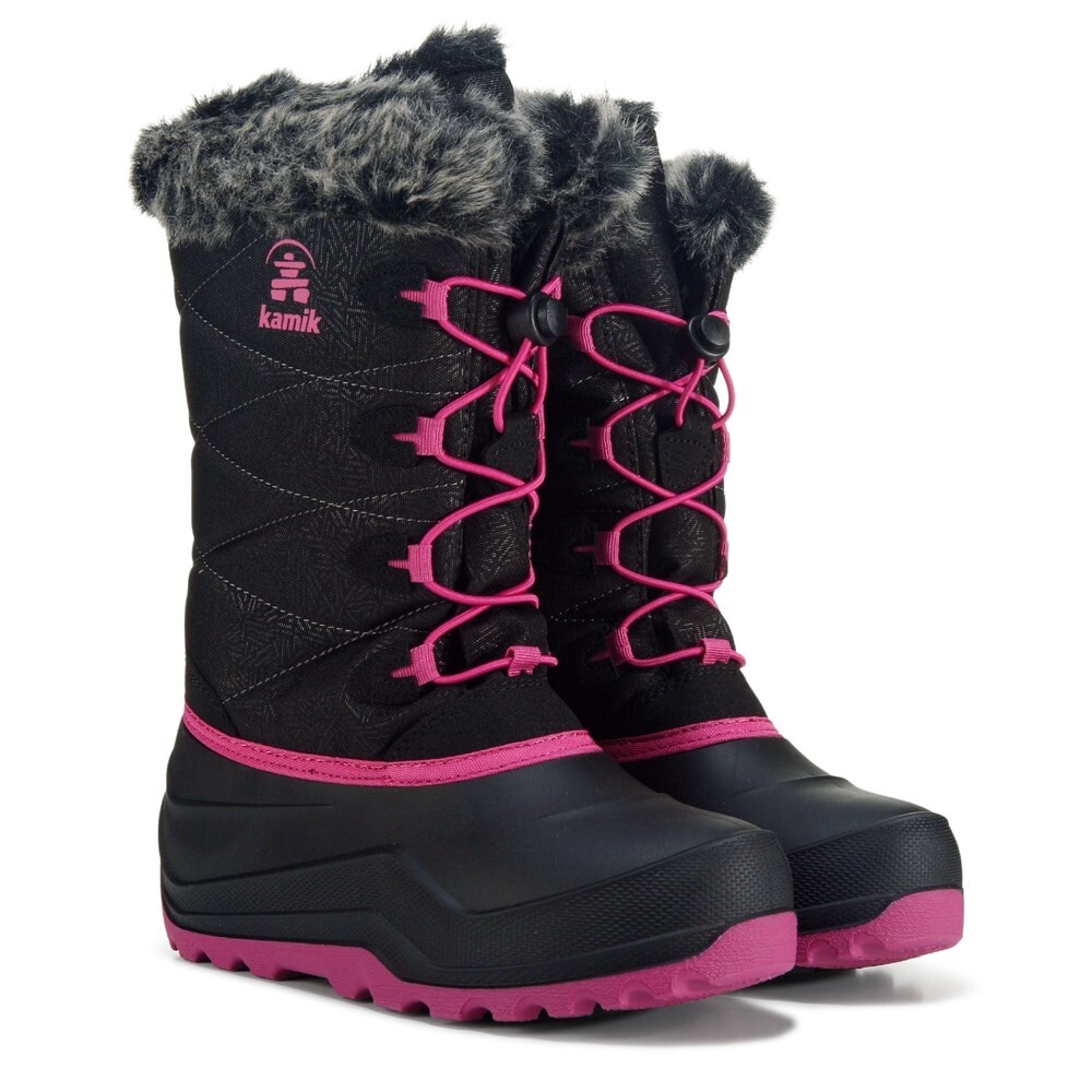 Детские водонепроницаемые зимние ботинки Snoangel для маленьких/больших детей Kamik, черный
Детские водонепроницаемые зимние ботинки Snoangel для маленьких/больших детей Kamik, черный