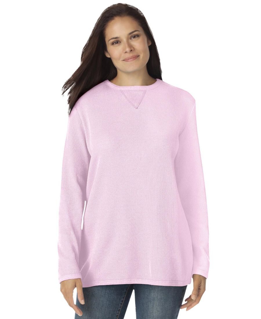 Термотолстовка Plus Size Within из ультрамягкой вафельной ткани Woman Within, Pink
Термотолстовка Plus Size Within из ультрамягкой вафельной ткани Woman Within, Pink