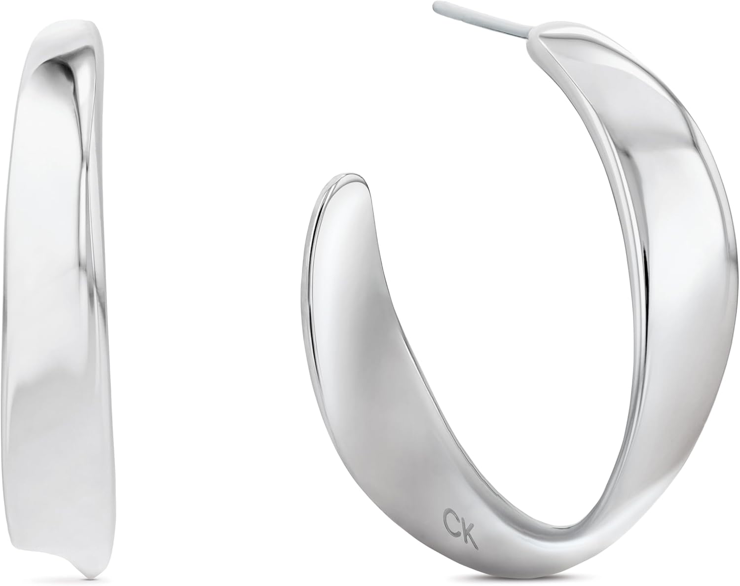 Коллекция женских украшений Calvin Klein Ethereal Metals - серьги-кольца из нержавеющей стали с застежкой-гвоздиком - модный аксессуар - подарок для нее, Silver
Коллекция женских украшений Calvin Klein Ethereal Metals - серьги-кольца из нержавеющей стали с застежкой-гвоздиком - модный аксессуар - подарок для нее, Silver