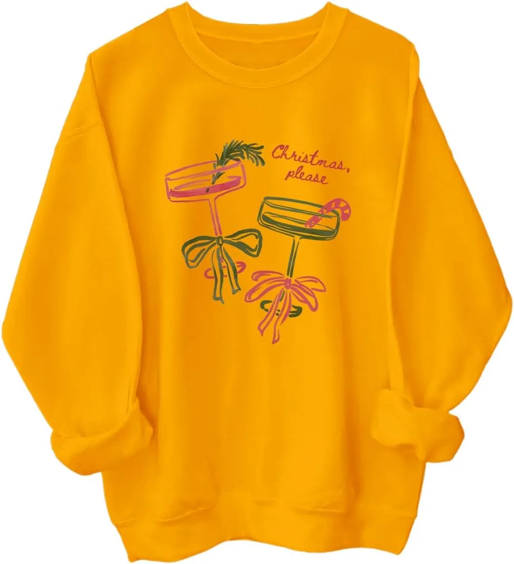 Свитшот с принтом Christmas Please
Свитшот с принтом Christmas Please