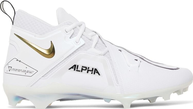 Бутсы Nike Alpha Menace Pro 3 'White Black Gold', белый
Бутсы Nike Alpha Menace Pro 3 'White Black Gold', белый