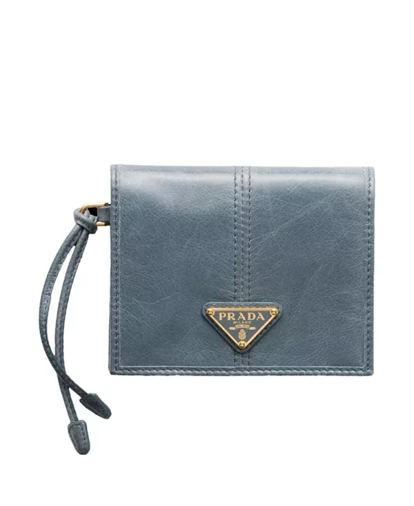 Небольшой кожаный кошелек Prada, синий
Небольшой кожаный кошелек Prada, синий