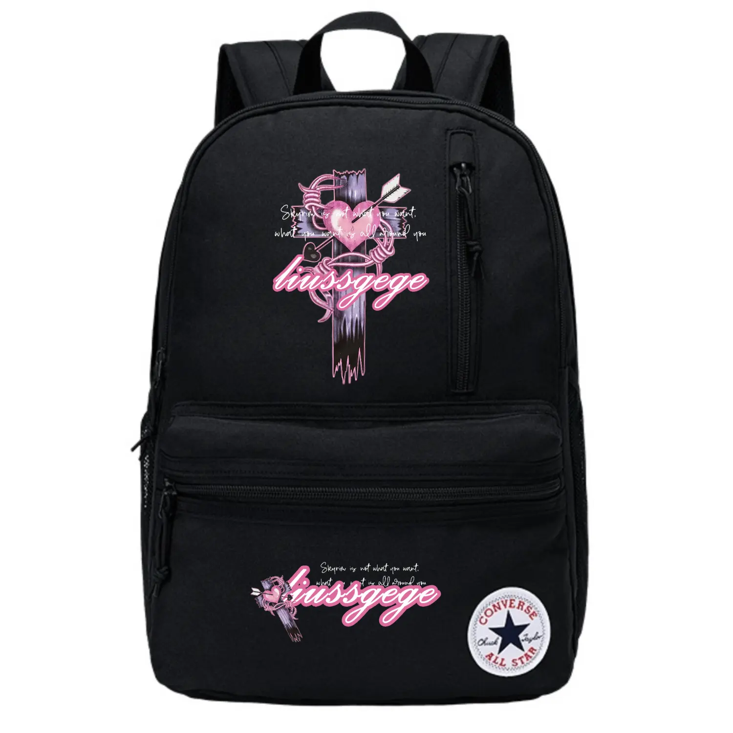 Converse Полиэстеровый рюкзак обычный унисекс Jet Black, Cross
Converse Полиэстеровый рюкзак обычный унисекс Jet Black, Cross