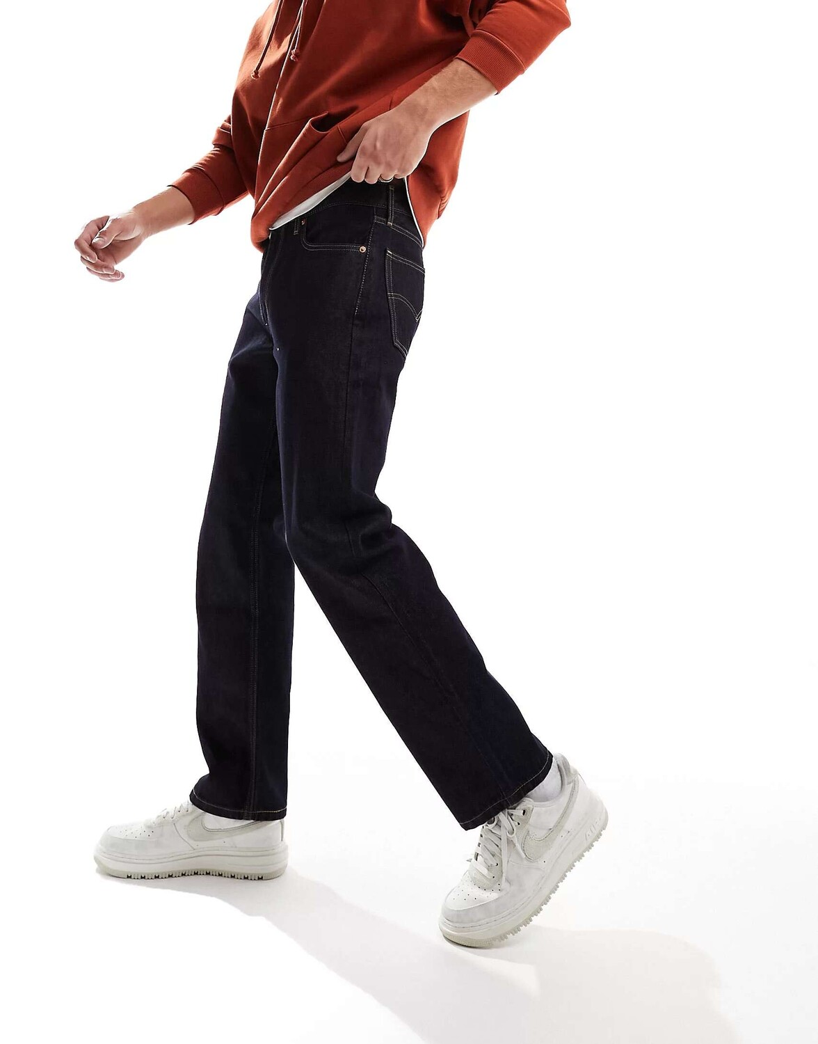 Черные свободные джинсы прямого кроя Levi's 555 '96
Черные свободные джинсы прямого кроя Levi's 555 '96