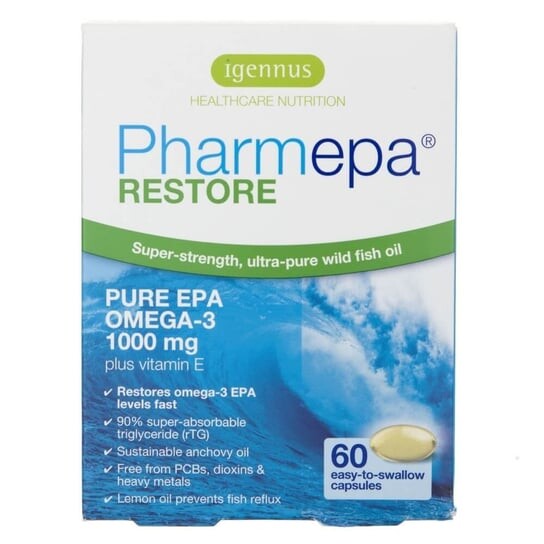 Igennus, Pharmepa Restore 1000 мг ЭПК, 60 капсул
Igennus, Pharmepa Restore 1000 мг ЭПК, 60 капсул