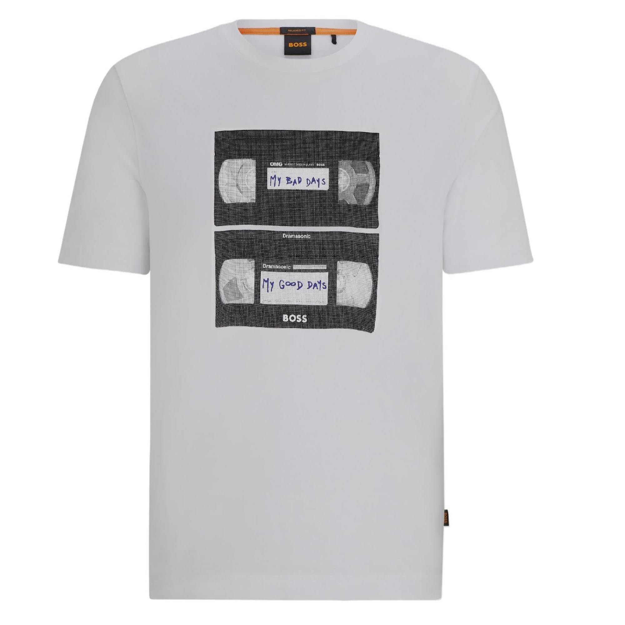 Футболка из хлопка с принтом HUGO BOSS, белый
Футболка из хлопка с принтом HUGO BOSS, белый