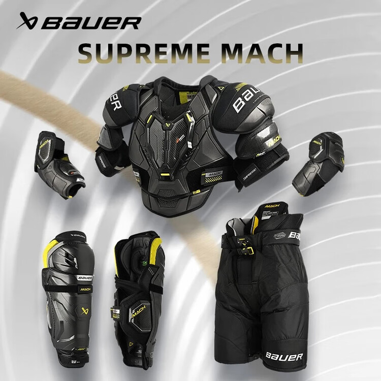 BAUER Защитная экипировка MACH для хоккея с шайбой, включая нагрудник, налокотники, щитки, перчатки и полный комплект для детей и взрослых
BAUER Защитная экипировка MACH для хоккея с шайбой, включая нагрудник, налокотники, щитки, перчатки и полный комплект для детей и взрослых