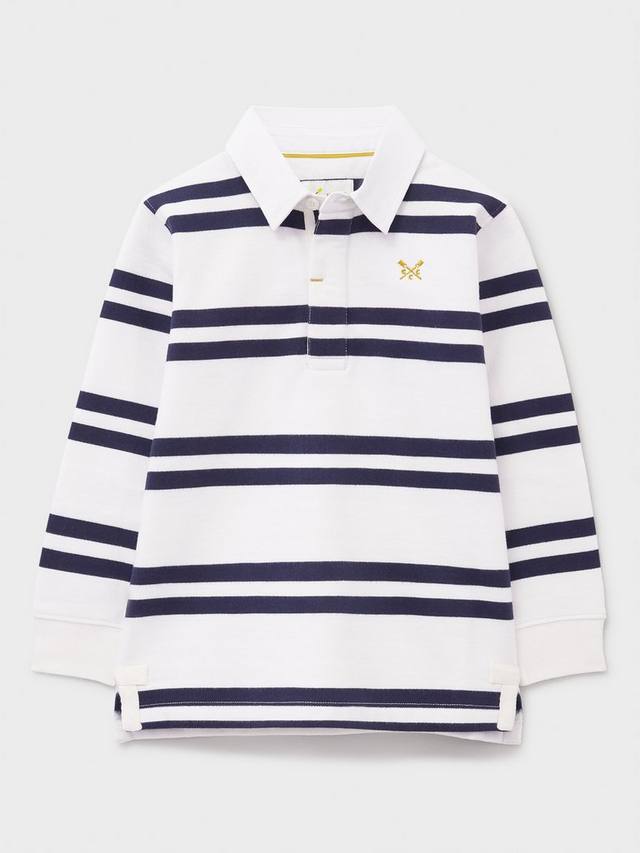 Детская полосатая регбийка с длинным рукавом из хлопковой смеси Crew Clothing
Детская полосатая регбийка с длинным рукавом из хлопковой смеси Crew Clothing