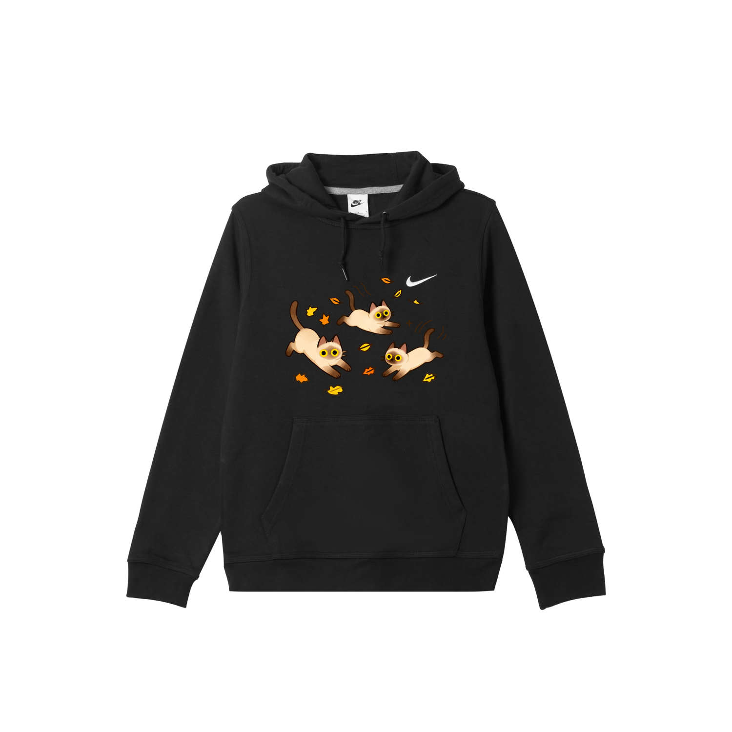 Nike Клубные худи для мужчин, черные, с капюшоном, Moderate
Nike Клубные худи для мужчин, черные, с капюшоном, Moderate