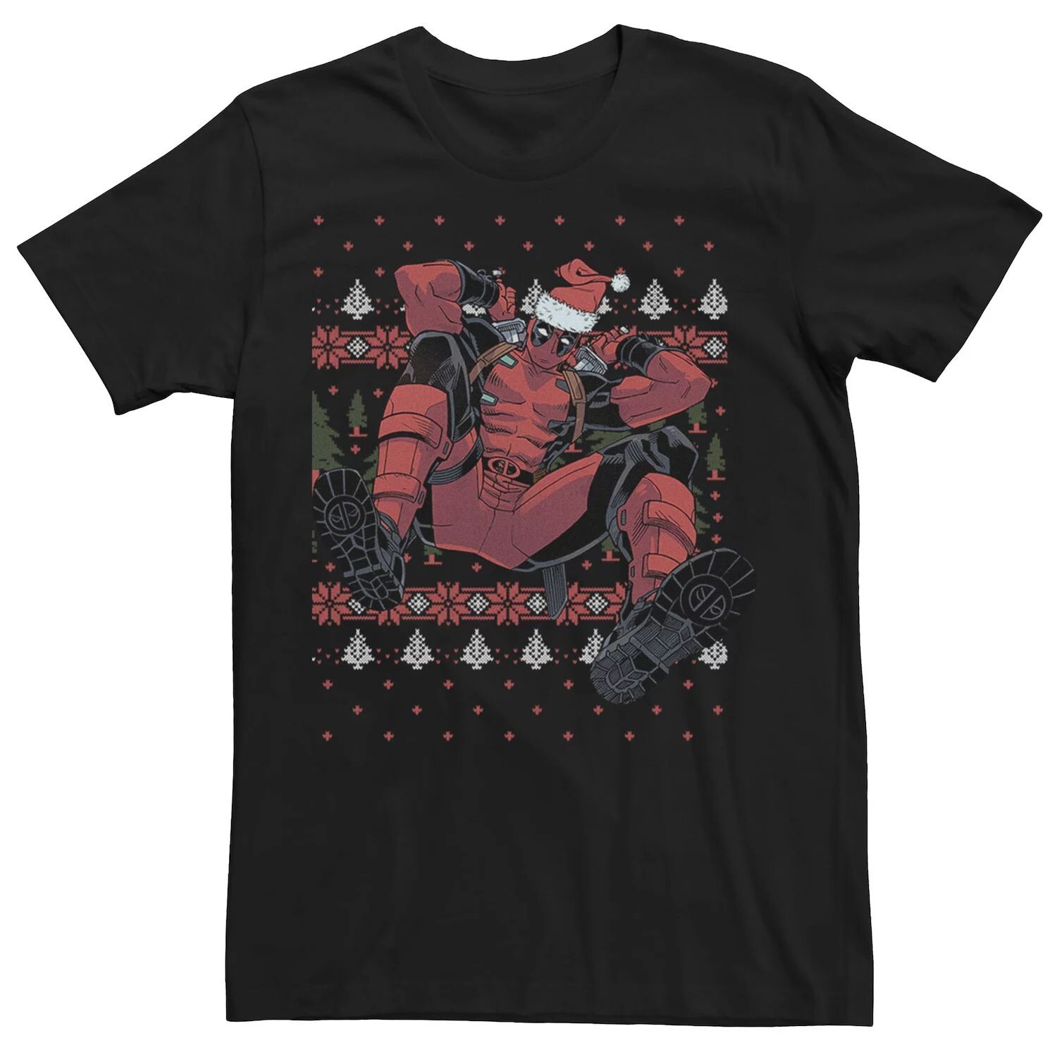 Мужская шляпа Санта-Клауса Marvel Deadpool Ugly Holiday Tee Licensed Character
Мужская шляпа Санта-Клауса Marvel Deadpool Ugly Holiday Tee Licensed Character