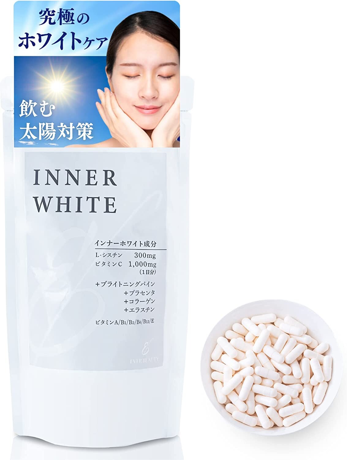 Добавка Ever Beauty Inner White, 120 таблеток
Добавка Ever Beauty Inner White, 120 таблеток