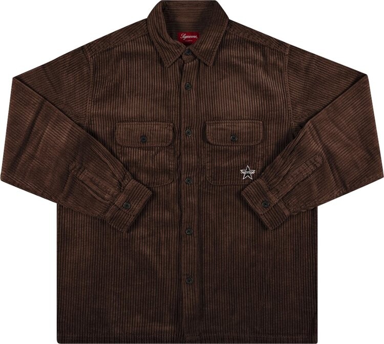 Рубашка Supreme Corduroy Shirt 'Brown', коричневый
Рубашка Supreme Corduroy Shirt 'Brown', коричневый