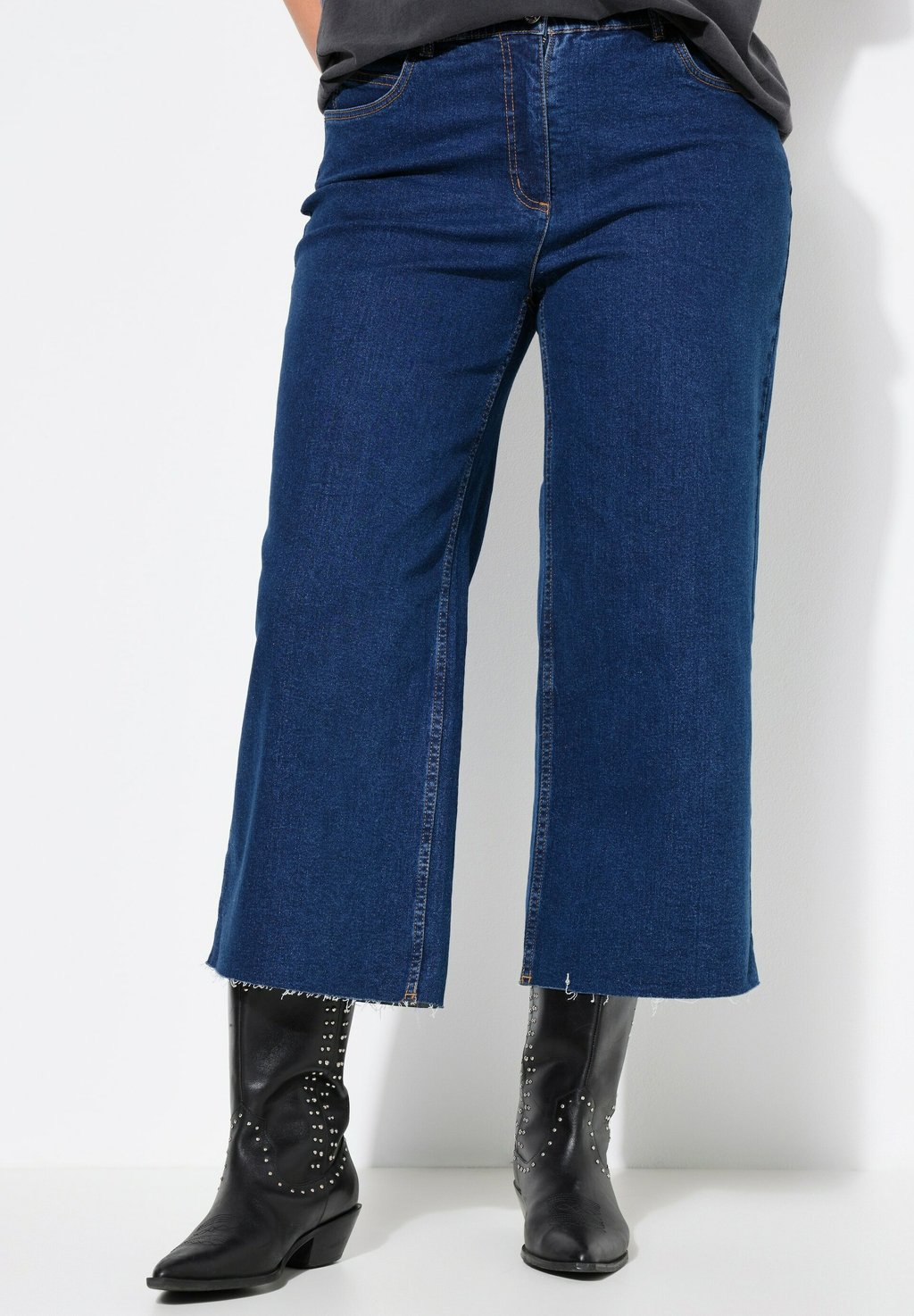 Расклешенные джинсы ELASTIC WAIST CULOTTES Studio Untold, деним 
Расклешенные джинсы ELASTIC WAIST CULOTTES Studio Untold, деним