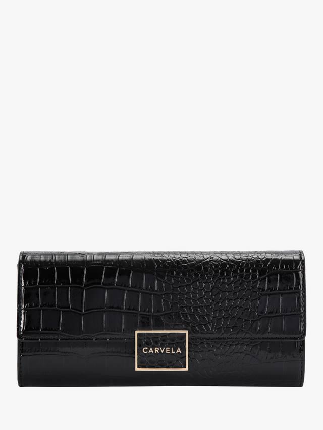 Клатч Jessica с тиснением под крокодила Carvela, Black
Клатч Jessica с тиснением под крокодила Carvela, Black