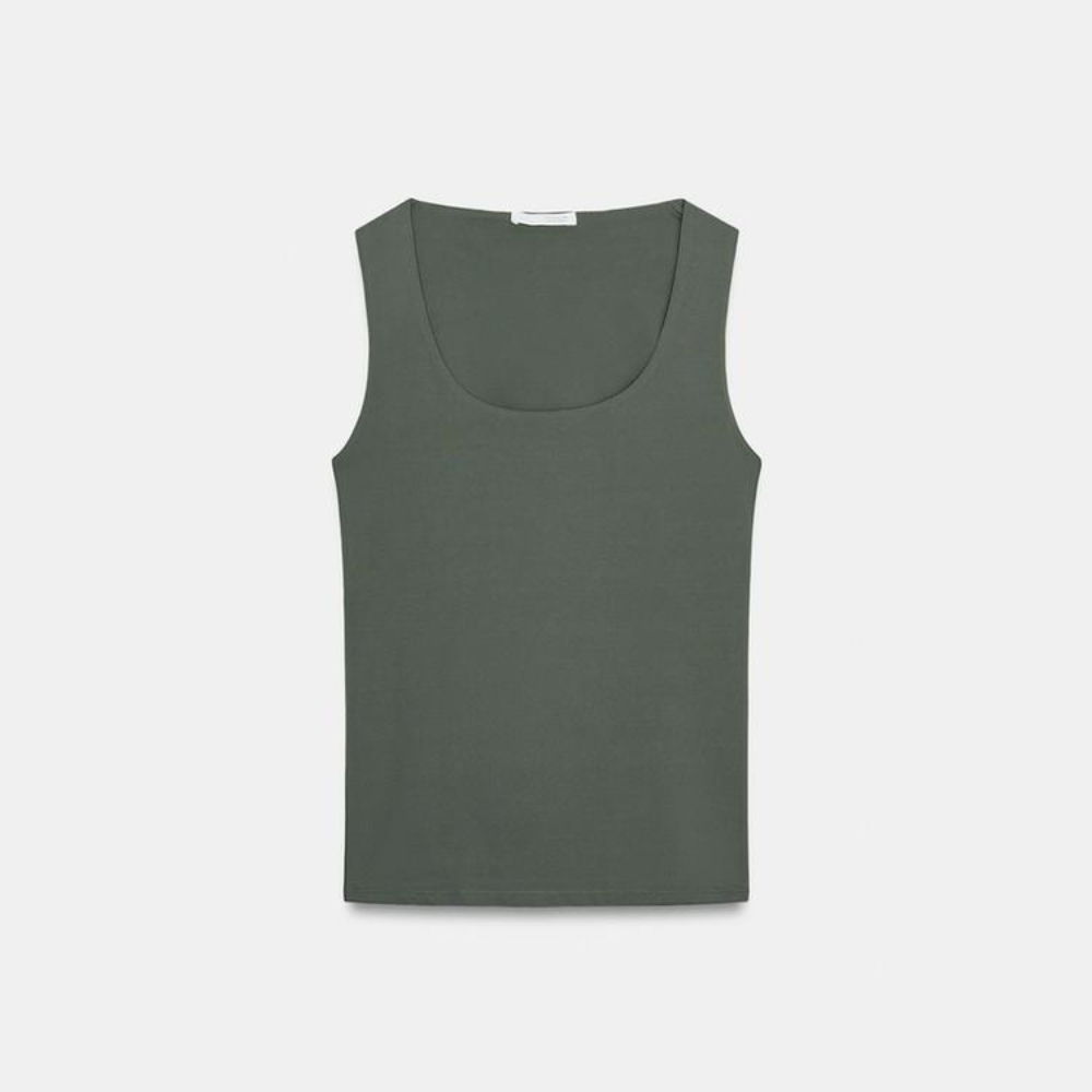 Футболка Zara Wide Strap Polyamide, cветлый хаки
Футболка Zara Wide Strap Polyamide, cветлый хаки