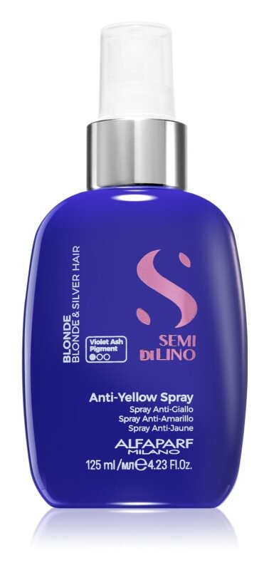 Спрей против желтизны для светлых и окрашенных волос Alfaparf Milano Semi di Lino Blonde
Спрей против желтизны для светлых и окрашенных волос Alfaparf Milano Semi di Lino Blonde
