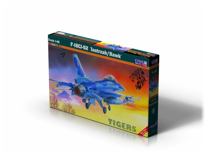 Mistercraft, комплект модели F-16CJ-52 Polski Jastrząb Krzesiny, 1:48
Mistercraft, комплект модели F-16CJ-52 Polski Jastrząb Krzesiny, 1:48