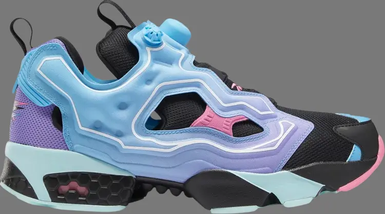 Кроссовки instapump fury og 'ombre pack - digital glow' Reebok, синий 
Кроссовки instapump fury og 'ombre pack - digital glow' Reebok, синий