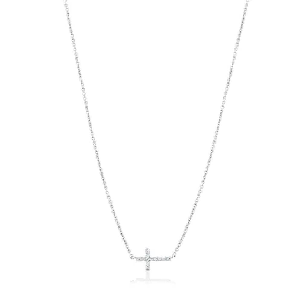 Колье Tous Gold Cruz With Diamons, белое золото/бриллианты
Колье Tous Gold Cruz With Diamons, белое золото/бриллианты