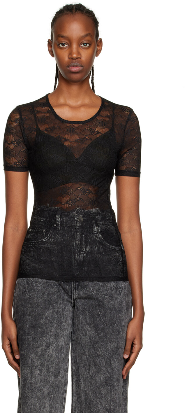 Черная футболка с монограммой Han Kjobenhavn, Черный, Черная футболка с монограммой Han Kjobenhavn
Черная футболка с монограммой Han Kjobenhavn, Черный, Черная футболка с монограммой Han Kjobenhavn