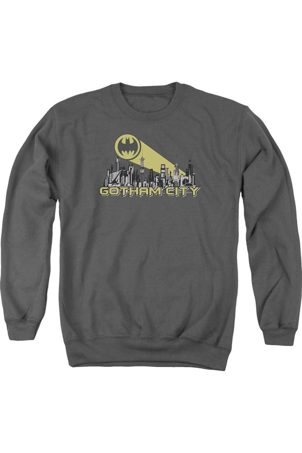 Толстовка Batman Gotham Skyline для взрослых с круглым вырезом Gildan, цвет charcoal
Толстовка Batman Gotham Skyline для взрослых с круглым вырезом Gildan, цвет charcoal