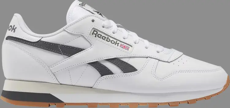 Кроссовки classic leather 'white pure grey gum' Reebok, белый
Кроссовки classic leather 'white pure grey gum' Reebok, белый