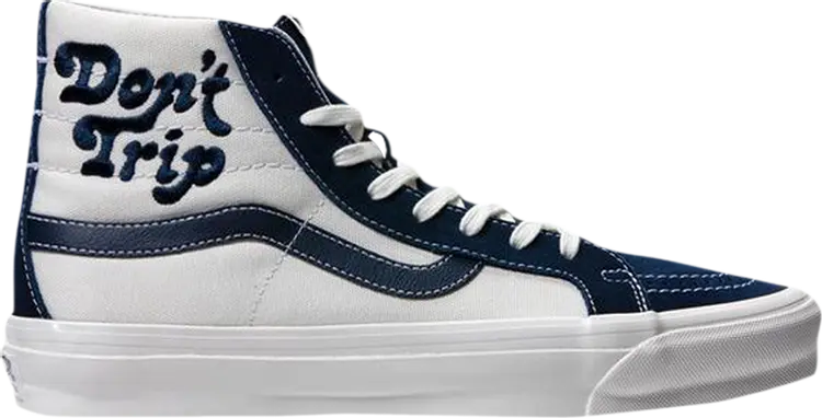 Кеды Vans Free & Easy x OG Sk8-Hi LX Dont Trip - Dress Blues, синий 
Кеды Vans Free & Easy x OG Sk8-Hi LX Dont Trip - Dress Blues, синий