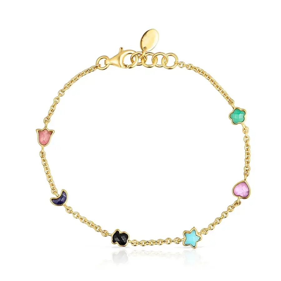 Браслет Tous Glory, позолоченное серебро/драгоценные камни
Браслет Tous Glory, позолоченное серебро/драгоценные камни