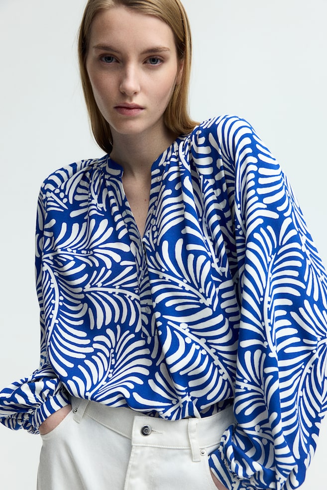 Блузка с рукавами-фонариками H&M, белый
Блузка с рукавами-фонариками H&M, белый