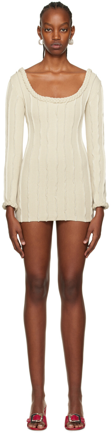 Бежевое плетеное мини-платье в полоску 3D Helenamanzano, Бежевый, Бежевое плетеное мини-платье в полоску 3D Helenamanzano
Бежевое плетеное мини-платье в полоску 3D Helenamanzano, Бежевый, Бежевое плетеное мини-платье в полоску 3D Helenamanzano