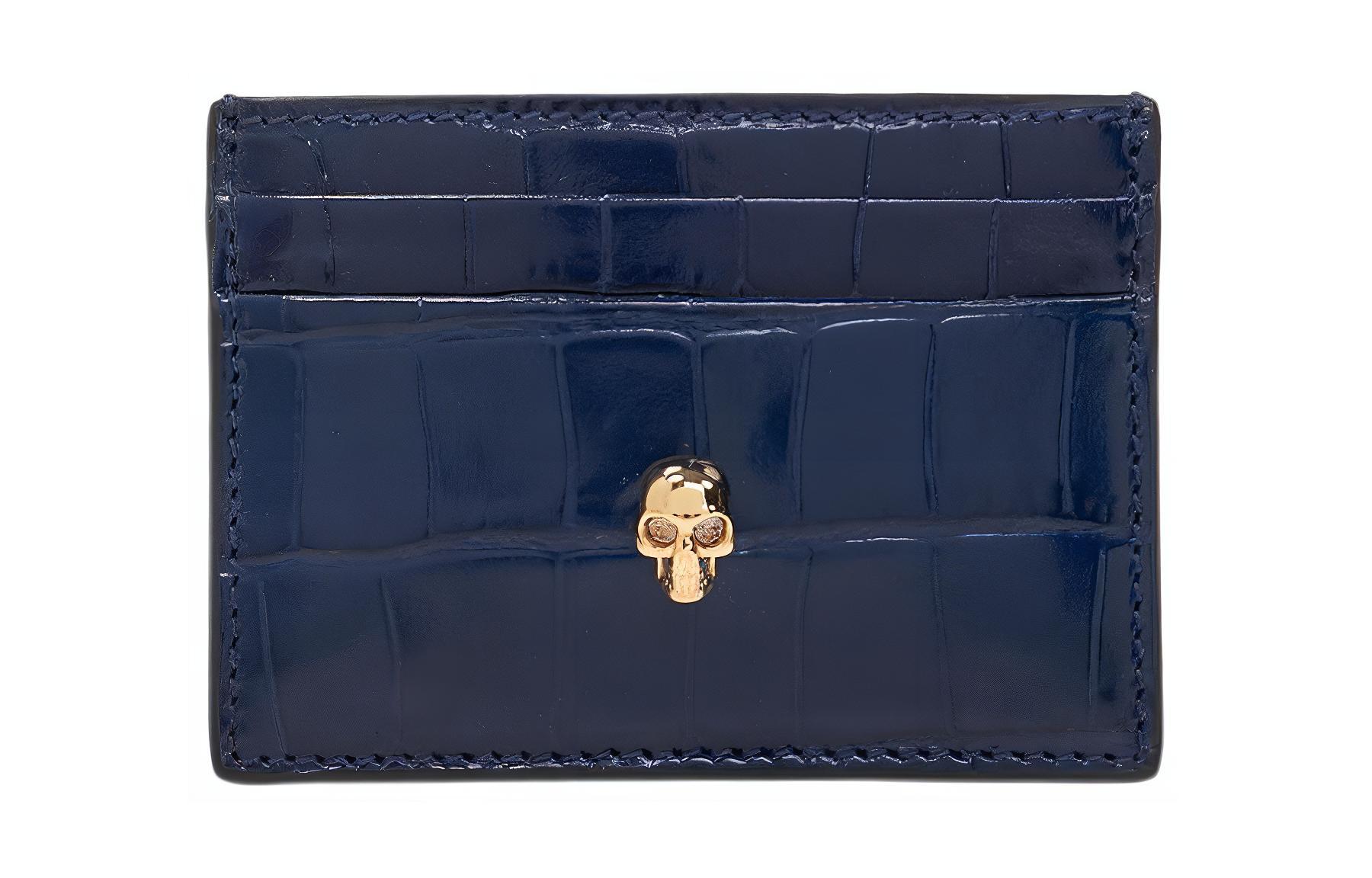 Alexander McQueen Женский кожаный картхолдер синий
Alexander McQueen Женский кожаный картхолдер синий