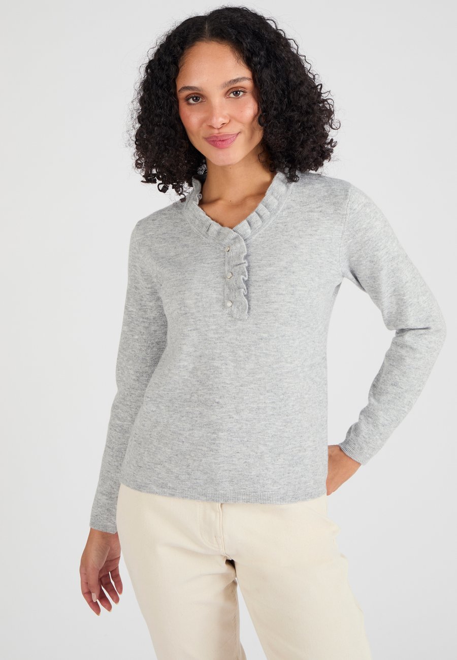 Джемпер Damart PULL COL À VOLANT , Light Heather Gray/Grey
Джемпер Damart PULL COL À VOLANT , Light Heather Gray/Grey