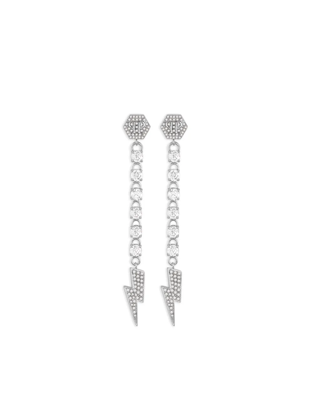 Серьги из нержавеющей стали Philipp Plein, серебристый
Серьги из нержавеющей стали Philipp Plein, серебристый